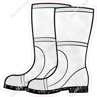 White - Rubber Boots w/ Variants