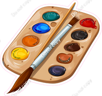 School - Paint Palette w/ Variants