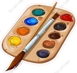 School - Paint Palette w/ Variants