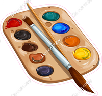 School - Paint Palette w/ Variants