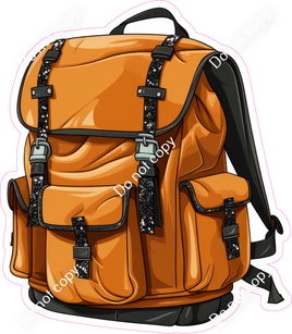 School - Back Pack - Brown / Variants