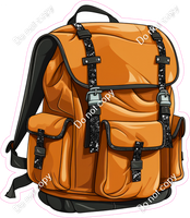 School - Back Pack - Brown / Variants