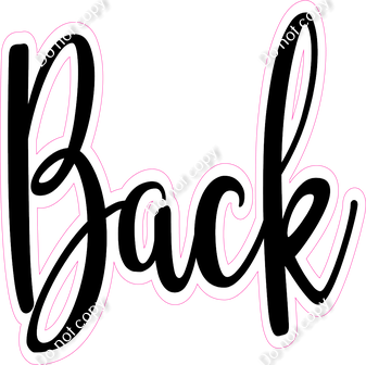 Cursive Welcome Back Statements| Sign Swag USA