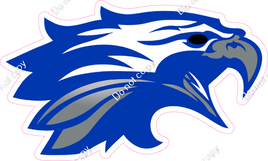 Blue Eagle Mascot Logo