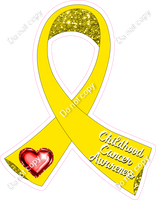 Awareness - Ribbons with Statement