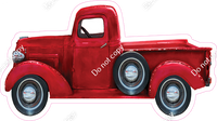 Old Red Ford Truck w/ Variants