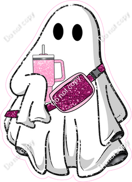 Ghost with Stanley Cut Lulu Lemon Bag