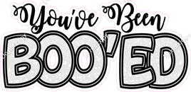 White Sparkle - You've Been Boo'ed Statement