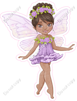 Purple - Dark Skin Tone Fairy