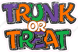 Flat / Sparkle - Trunk or Treat Statement