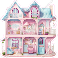 Pink & Blue Doll House