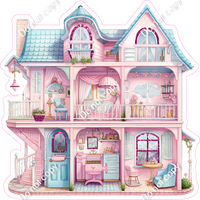 Pink & Blue Doll House