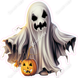 Scary Ghost with Pumpkin Head w/ Variants