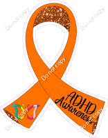 ADHD Awareness Ribbon w/ Variants