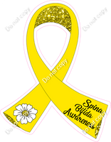 Awareness - Ribbons with Statement