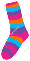 Single Pink Silly Sock w/ Variants