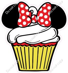 Minnie Mouse Cupcake w/ Variants