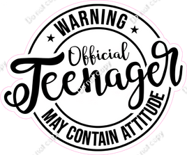 Black - Official Teenager Statement w/ Variants