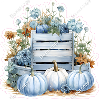 Blue Pumpkins & Fence w/ Variants