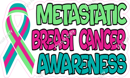 Flat - Metastatic Breast Cancer Awareness Statement w/ Variants