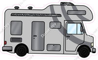 Flat Grey RV Camper w/ Variants