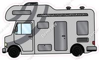 Flat Grey RV Camper w/ Variants