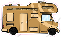 Flat Gold RV Camper w/ Variants