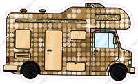 Gold Disco RV Camper w/ Variants