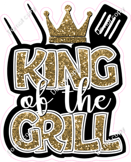 Gold - King of the Grill Statement