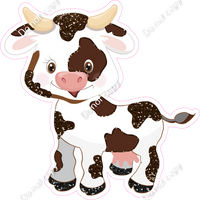 Baby Brown & White Cow w/ Variants