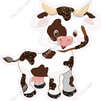 Baby Brown & White Cow w/ Variants