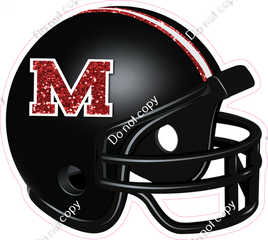 Black Helmet with Red M Logo w/ Variants