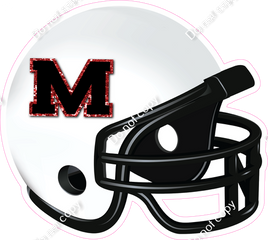 White Helmet with Black M Logo w/ Variants