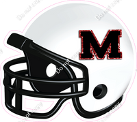 White Helmet with Black M Logo w/ Variants