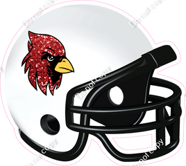 White Helmet with Cardinal Logo w/ Variants