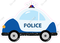 Blue Police Car w/ Variants
