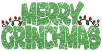 Sparkle Lime Green - Merry Grinchmas Statement w/ Variants