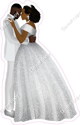 Dark Skin Tone Couple - Wedding