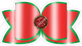 Present Ribbon - Red & Green - Style 2