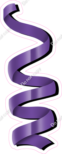 Flat - Purple Streamer - Style 3