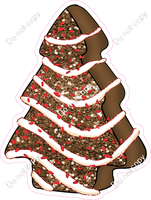 Chocolate Christmas Tree Cake Snack w/ Variants