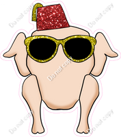 Turkey with Hat and Glasses w/ Variants