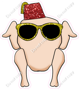 Turkey with Hat and Glasses w/ Variants