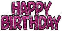 Sparkle - Black Outlines Happy Birthday