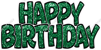 Sparkle - Black Outlines Happy Birthday