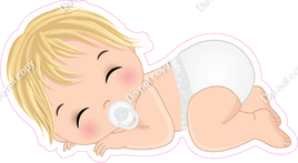 White - Light Skin Tone Blonde Boy Sleeping