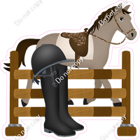 Equestrian - Horse, Fence, Equipment w/ Variants