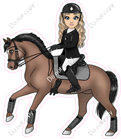 Equestrian - Girl & Horse w/ Variants