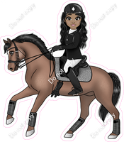 Equestrian - Girl & Horse w/ Variants