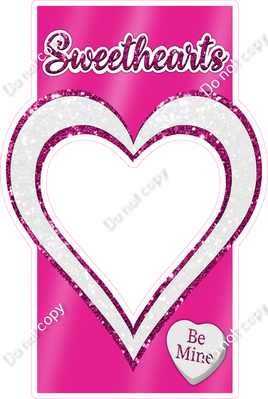 Hot Pink - Sweetheart Photo Frame w/ Variants